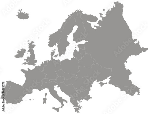carte d'europe