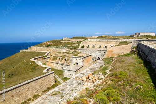 La Mola Fortress of Isabel II at Menorca, Spain