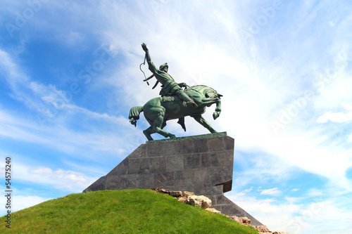 salavat yulaev monument in ufa russia