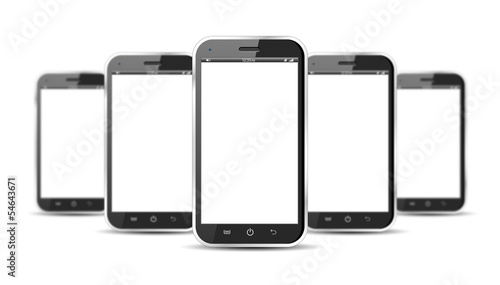 Set of smartphones