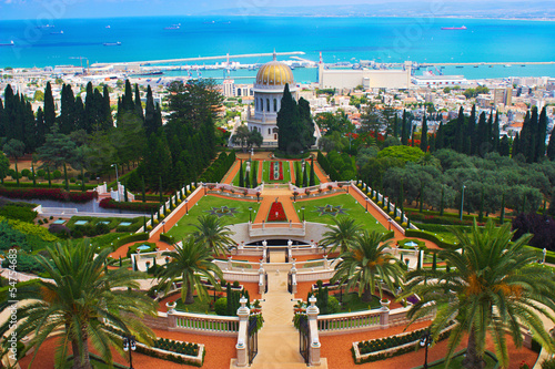 Bahai Gardens in Haifa Israel