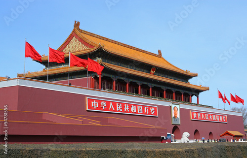 Tiananmen gate in Beijing, China