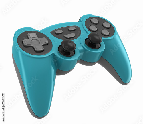 3d render of a gamepad for videogames