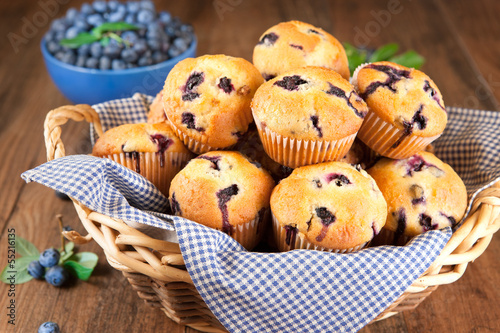 Blueberry muffins