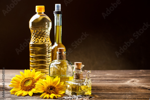 Oils in bottles