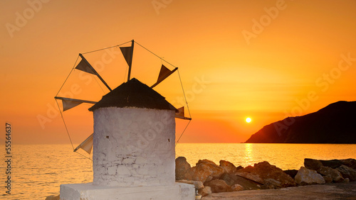 Sunset on Amorgos, Cyclades, Greece