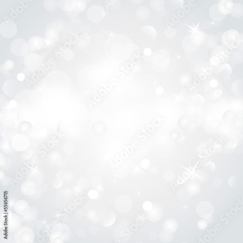 Lights on silver background - Vector illustration