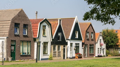 Traditional Dutch fishing village