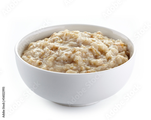 Bowl of oats porridge