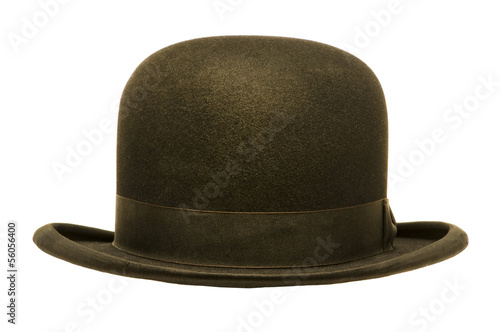 A Black Derby or Bowler Hat