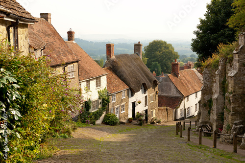 Gold Hill, Shaftesbury, Dorset, UK