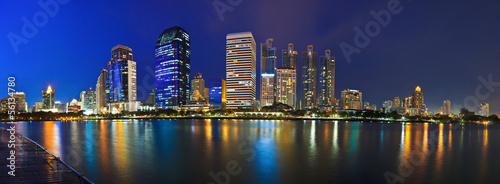 Cityscape at night Bangkok