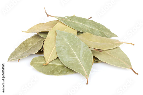 Aromatic bay leaves