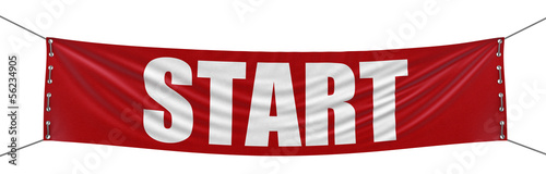 Start Banner (clipping path included)