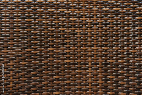 woven rattan with natural patterns