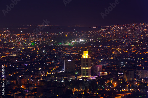 Ankara Turkey at night