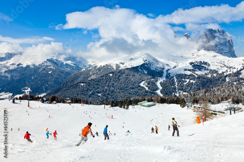 Ski Resort in Dolomites