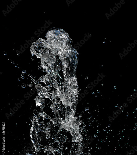 beautiful background with splashes of water
