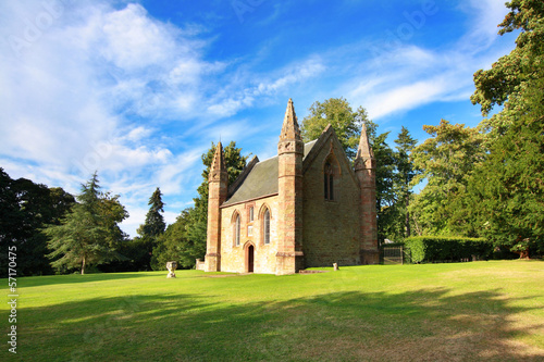 Moot or Boot Hill on the grounds of Scone Castle, Scotland