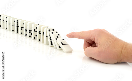 Domino fall