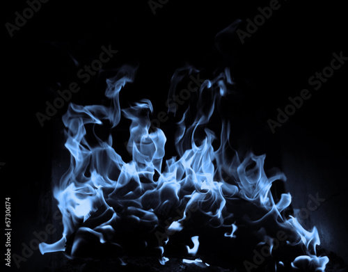 Blue flame