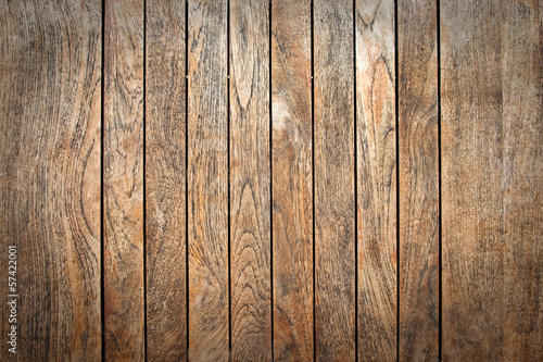 Photo de planches en bois rustique, mur, palissade, cloison ou plancher, fond arrière-plan et texture en bois naturel