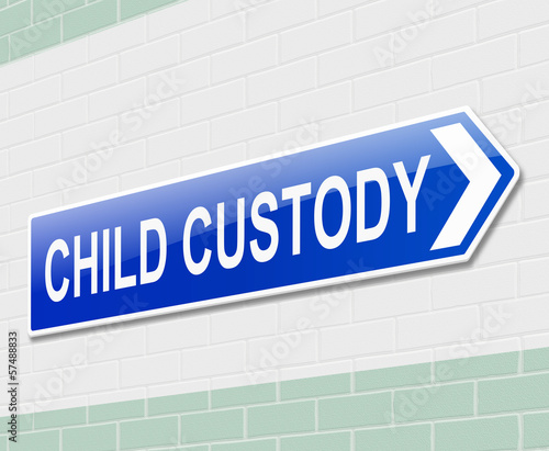 Child custody concept.