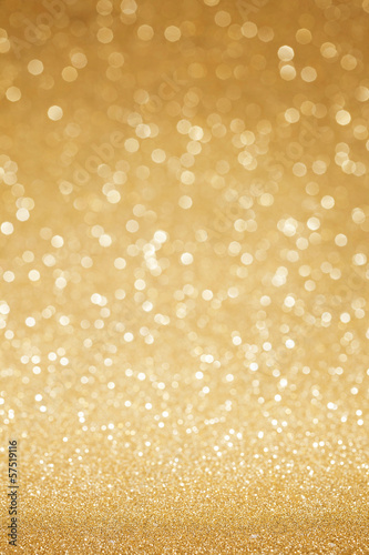 Golden glitter abstract background