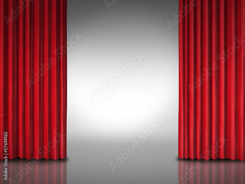 Red Curtain Entertainment Background