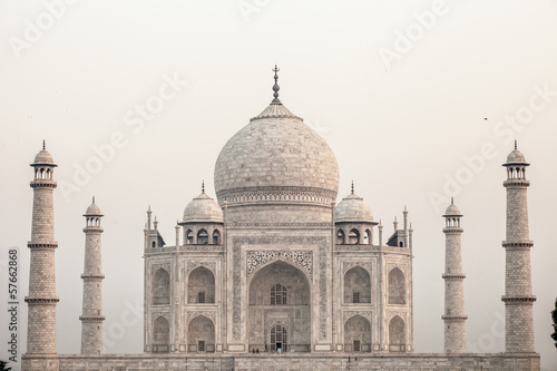 Taj mahal.famous historical monument in India,Agra,Uttar Pradesh