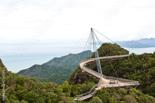 The Langkawi Sky Bridge in Langkawi Island
