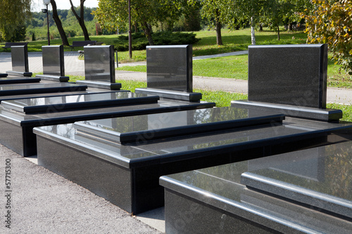 Blank tombstones