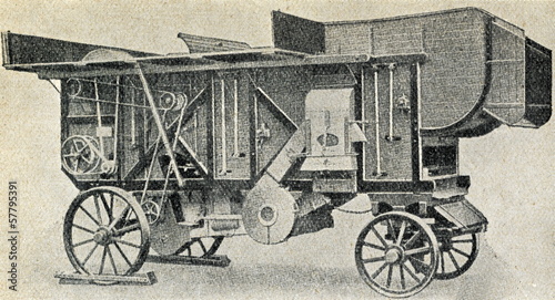 Threshing machine ca. 1930