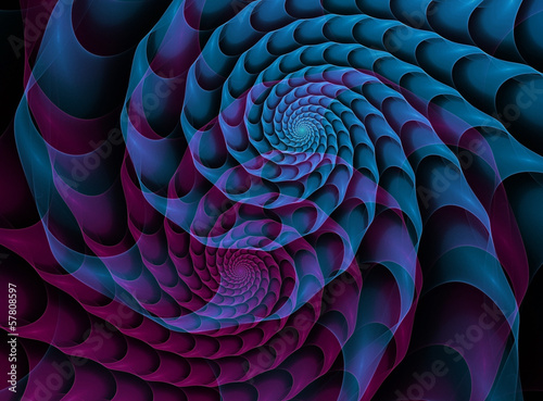 spirals fractal background