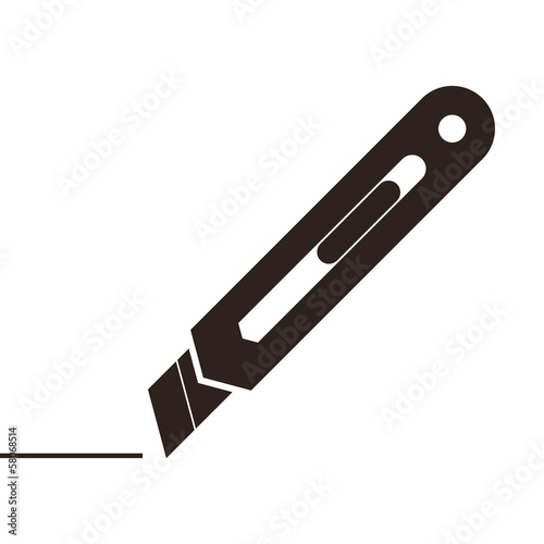 Utility knife sign