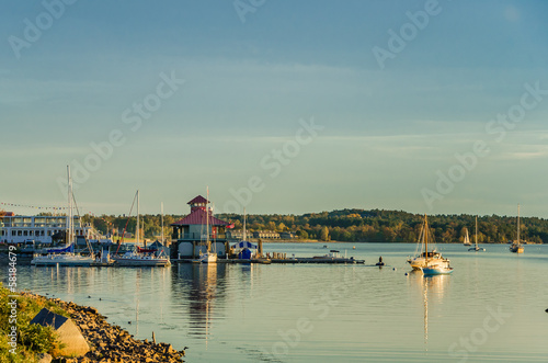 Burlington Harbour at Sunset, Vermont