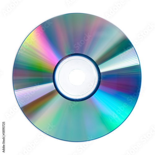 cd disc isolated