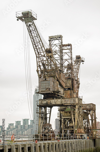 Disused Cranes, Battersea Power Station