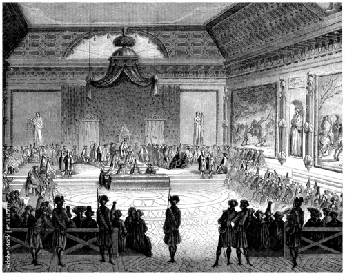 Political Assembly - France - end 18th century