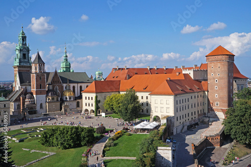 Wawel Castle in Cracow, Poland
