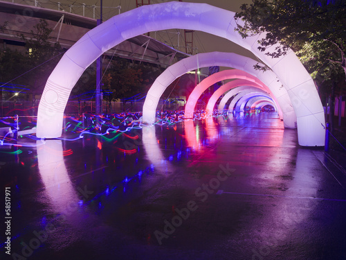 Electric Run Light Archs