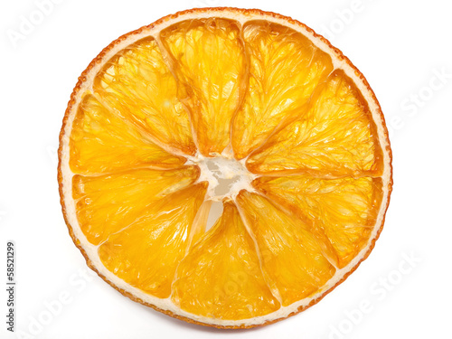 Getrocknete Apfelsinenscheibe