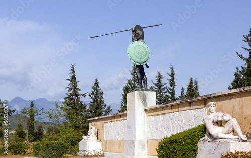 Leonidas monument, Thermopylae, Greece