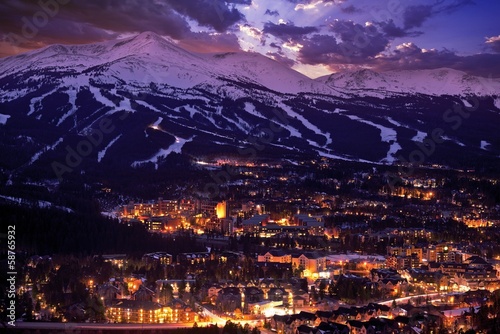 Breckenridge Winter Sunset