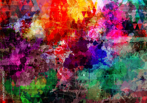 Grunge style abstract watercolor background