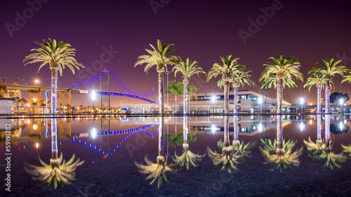 Vincent Thomas Bridge in Los Angeles County