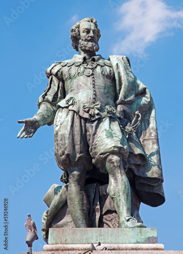 Antwerp - Statue of painter P. P. Rubens