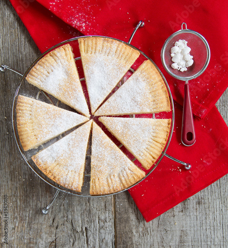 Freshly baked Scottish shortbread