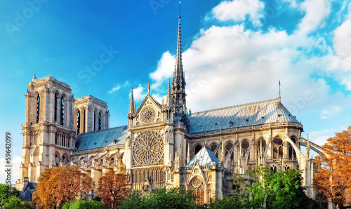 Katedra Matki Bożej Paryskiej. Paryż. Francja.