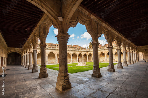 Historic cloister in Salamanca